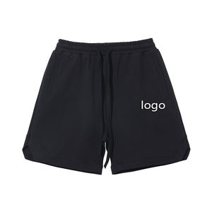 Pantalones cortos deportivos con cordón para hombre OEM al por mayor, pantalones cortos deportivos transpirables con cinturón elástico y logotipo personalizado para hombre - Product Image 4