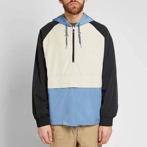 Vêtement de sport de course à pied décontracté de haute qualité en gros, veste coupe-vent respirante, veste en nylon à blocs de couleur, veste anorak - Product Image 4