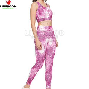 Ensemble de yoga sans couture de haute qualité pour femmes dernière conception vêtements de fitness avec motif solide - Product Image 4