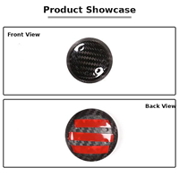 Couvre-poignée de levier de vitesses en fibre de carbone véritable compatible avec GT86 BRZ 2012 2021 Accessoires de voiture