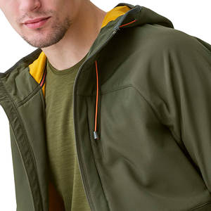 Nouvelles vestes d'extérieur imperméables et coupe-vent pour hommes en softshell, vente en gros, design personnalisé avec col montant et logo frontal, prix avantageux - Product Image 5