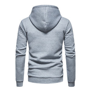 Sudadera con Capucha para Hombre, Nueva Colección Otoño, Forro Polar, Diseño Hueco, Transpirable, Secado Rápido, Informal, para Exteriores, Hecha de Poliéster/Algodón - Product Image 5