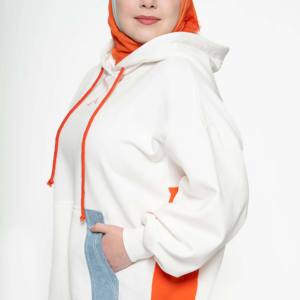Wholesale Female Modest Islamic Clothing Ladies Zipper <b>Hoodie</b> Simple Style Hooded Women Autumn Fashion <b>Sweatshirt</b> for <b>Girls</b> - Product Image 3