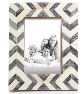 Cadre photo unique en incrustation d'os, cadre photo en résine incrustée pour la décoration de la maison - Product Image 3