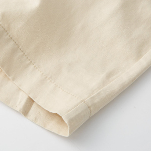 Pantalones cortos transpirables de algodón 100% personalizados al por mayor con trabillas para el cinturón, pantalones cortos con cordón y cintura elástica para exteriores para hombre, envío DDP - Product Image 4