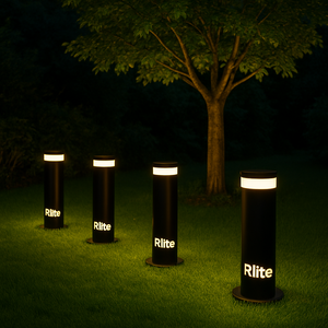 Bolardo de jardín LED para exteriores, iluminación decorativa para caminos, 300mm - Product Image 1