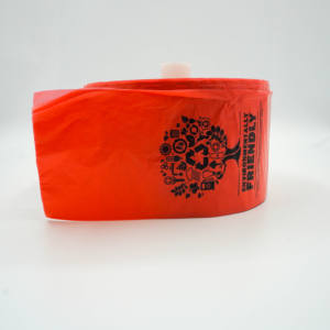 Sac en plastique HDPE à fermeture éclair pour produits frais, imprimé en couleur personnalisée OEM, jetable, thermoscellable, en rouleau, pour les achats/supermarchés - Product Image 1