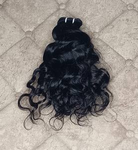 Extensiones de cabello Remy rizado de 16 pulgadas Cabello indio de longitud personalizada - Product Image 3