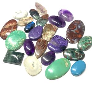 พลอยธรรมชาติหลากหลายแบบคาโบชอง คุณภาพสูง AAAAA รับรองโดย IGI สำหรับทำเครื่องประดับ พลอยเม็ดเดี่ยว - Product Image 2