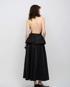 Ensemble de robes évasées noires de qualité supérieure Style élégant et sophistiqué fabriqué au Vietnam - Product Image 2