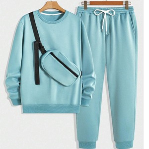 2025 FABRICANTE AL POR MAYOR CHÁNDAL DE MEJOR CALIDAD PARA HOMBRE TOP VENTA BAJO PRECIO HOMBRE SUDADERA ALGODÓN/POLIÉSTER CONJUNTO CON LOGOTIPO PERSONALIZADO - Product Image 1