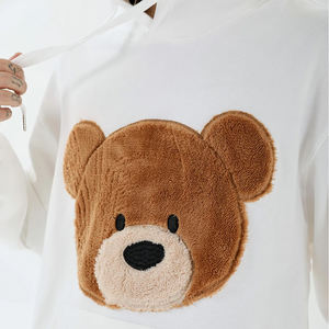 Service OEM ODM Sweat à capuche avec broderie en chenille Logo personnalisé Grande taille Sweats à capuche et sweat-shirts à capuche pour hommes Sweats à capuche avec broderie en chenille en polaire - Product Image 5