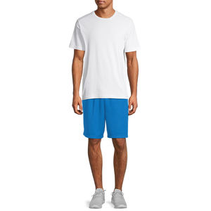 กางเกงวอร์มผ้าคอตตอนสำหรับผู้ชายกางเกงวิ่งขาสั้นผ้าคอตตอนสำหรับชายหาดสไตล์ลำลองสีพื้นผ้ายืดสูงขายส่ง - Product Image 4