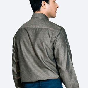 OEM verano diseño personalizado 100% algodón más tamaño hombres camisa botón cierre manga larga camisa para hombres - Product Image 6