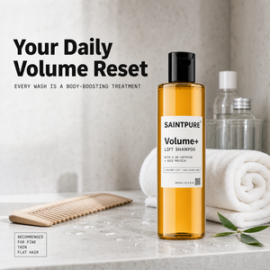 Champú Voluminizador con Cafeína OEM para Cabello Dañado, Fino y Plano, con Efecto Lifting en la Raíz, 300ml, Venta al Por Mayor, Marca Privada, Personalizado para Salón - Product Image 3