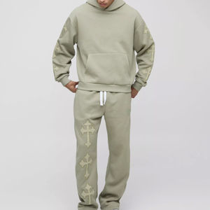 Chándal Ajustado con Corte Acampanado para Hombre, Logotipo Personalizado, Talla Adulto XL, Estilo Urbano, Material Transpirable - Product Image 1