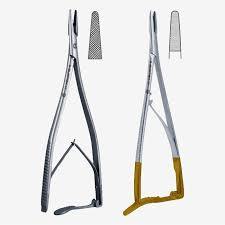 Porte-aiguilles manuel en acier inoxydable Zweifel, pinces chirurgicales réutilisables, ensemble d'instruments médicaux certifiés CE Classe II de haute qualité - Product Image 2
