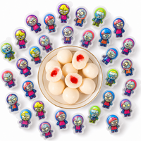 Bonbons Gélifiés en Gros en Forme de Zombie, Remplis de Jus, Personnalisables, Halal, Doux, Fruités, en Pot, Snacks en Vrac, Directement de l'Usine