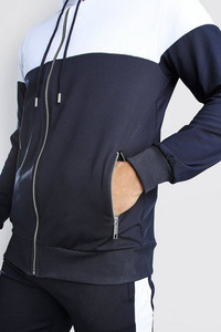 Fabricante personalizado nueva llegada chándal de fútbol hombres chándales Logo Tech Fleece Zip Plain Jogging hombres chándal hombres sudaderas con capucha - Product Image 4