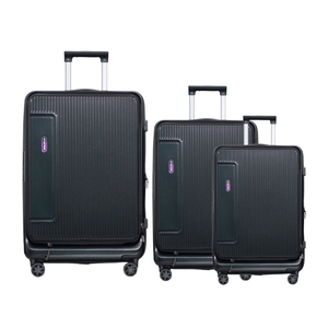 Travelking กระเป๋าเดินทางเปลือกแข็ง8088ชุด PC 3ชิ้นกระเป๋าเดินทางล้อคู่แบบแขวน - Product Image 1