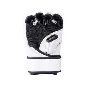 Equipo de boxeo profesional MMA Guantes de boxeo de cuero Medio dedo Cuero de vaca real Durable Kick Boxing Guantes MMA - Product Image 3