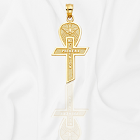 Nouvelle mode - Pendentif croix plaqué or jaune 14 carats - Accessoire religieux pour enfants - Mi Primera Communion espagnole - Accessoire spirituel pour enfants