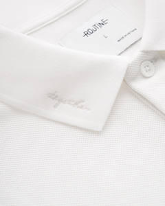 Camisa de Hombre de Manga Corta con Botones, Cuello Estampado, Ajustada, Casual, Relajada, Urbana, Transpirable, de Algodón Piqué, para el Día a Día - Product Image 6