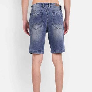 Nouveaux shorts en jean pour hommes, coupe ample, jambe droite, style décontracté, streetwear, style vintage, pour hommes - Product Image 3