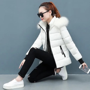 New Winter Women Canvas Puffer Jackets 6 Colors Plus Size XL XXL 3XL Ultra Lightweight Packable Stand Collar <b>Coats</b> - Product Image 6