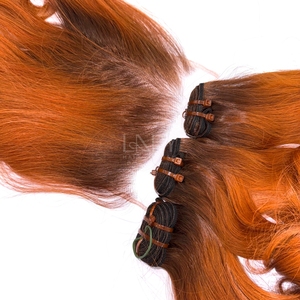 Plus haute qualité prix chaud rebondissant cheveux bruts Ombre couleur vietnamien Extensions de cheveux humains faisceaux ensemble fermeture 2025 - Product Image 4