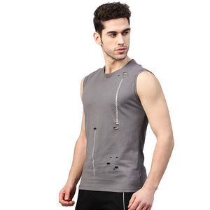 Camiseta sin mangas supervendida para hombre, suministro directo de fábrica, camiseta sin mangas para hombre, novedad, alta demanda, camiseta sin mangas para hombre, entrenamiento de gimnasio - Product Image 1