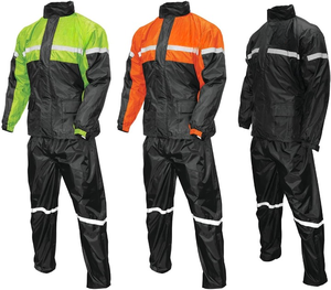 Vente en gros de combinaisons de pluie pour vélo de sport randonnée logo personnalisé et combinaison de pluie multicolore pour moto adulte imperméable - Product Image 1