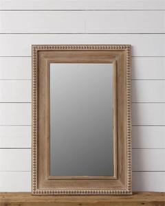 Miroir de salle de bain en bois fait main Art déco avec épaisseur et bordure personnalisables - Product Image 3