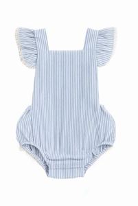 Mameluco de bebé de punto personalizado de verano de gran oferta a precio asequible de la fabricación india mameluco con mangas - Product Image 5