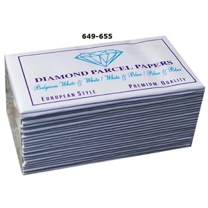 High Quality Diamond <b>Parcel</b> <b>Paper</b> (80 X 45mm) Supersoft Superior Quality White Outside and Two White Flutes Inside - Product Image 3
