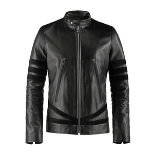 Best Design Men's Leather <b>Jacket</b> Custom Color and Size Top Quality Fashion PU Leather <b>Jacket</b> for Men's Breathable Customized - Product Image 5