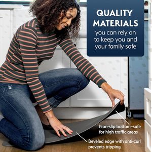 Tappeto Anti-Fatica Sky Solutions per Soggiorno e Camera da Letto, in PVC e Schiuma di Poliestere, Lavabile, con Tecnica di Tessitura Moderna - Product Image 5