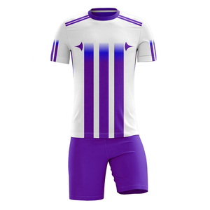 Venta al por mayor sublimación Reversible uniforme de fútbol conjunto OEM deportes al aire libre Jersey pantalón para jugadores de fútbol - Product Image 3