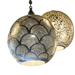 Lampe de lanterne suspendue marocaine de finition antique de décoration d'hôtel à la maison de tendance pour la décoration extérieure d'intérieur. - Product Image 2