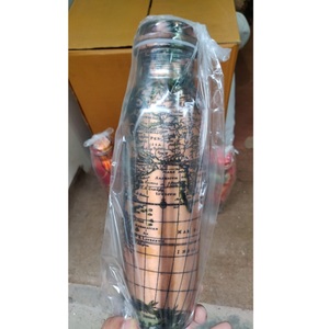 Pure <b>Copper</b> <b>Bottle</b> for Water <b>Bottle</b> Different Design Health Benefit Water <b>Copper</b> <b>Bottle</b> Customized Size and Shape - Product Image 4