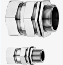 Nouvelle conception de presse-étoupe à double compression ignifuge M20 x 3 4 filetage ET, gamme de câbles 14-20 mm, laiton IP66 IIA IIB Exd pour environnements dangereux - Product Image 4