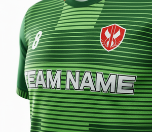 Conjunto de Camiseta de Fútbol para Hombre al por Mayor, Personalizable, Manga Corta, Ropa Deportiva de Fútbol, Cuello Redondo, 100% Poliéster, Camiseta de Fútbol Personalizada OEM - Product Image 4