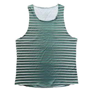 Men's Crew Neck Large Size <b>Vest</b> Gradient <b>Stripe</b> <b>Top</b> Casual Breathable Sleeveless Tees Summer Street Fashion Male Sports Clothing - Product Image 3