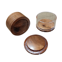 Nouveauté Brûleur à encens arabe en bois et acrylique Medkhan Bakhoor de haute qualité Porte-encens pour cadeau de Ramadan et de l'Aïd