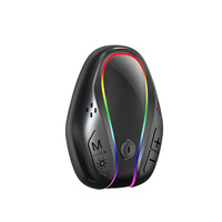 Kit de Coche Inalámbrico con Bluetooth 5.3, Doble Dispositivo, RGB, Tarjeta TF, AUX de 3.5mm, Manos Libres, Mini Receptor de Audio Bluetooth para Coche