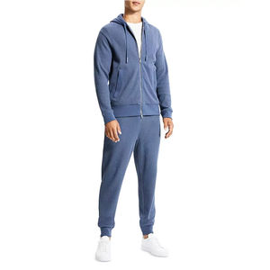 Vente en gros Sweats à capuche pour hommes 100% coton à fermeture éclair Sweats à capuche en coton imprimés avec logo personnalisé de haute qualité Sweats à capuche à fermeture éclair personnalisés - Product Image 2