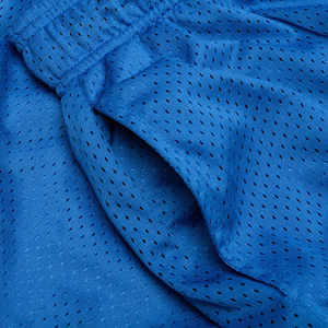 Pantalones cortos de malla de colores sólidos de verano hechos a medida, pantalones cortos de malla transpirable para hombres, ropa de calle, pantalones cortos de poliéster 100% para hombres - Product Image 4