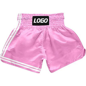 Venta al por mayor de alta calidad MMA gimnasio boxeo Kickboxing pantalones cortos personalizados Muay Thai para hombres mujeres ropa de artes marciales de secado rápido y transpirable - Product Image 3