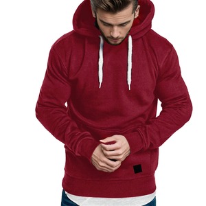 Sudadera con capucha de talla grande de alta calidad, ropa de calle sólida de algodón y poliéster para hombres con logotipo personalizado, esencial de invierno - Product Image 5