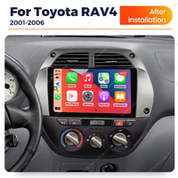 MEKEDE & NAVIFLY X SERIES Android Car Multimedia Car Video IPS Screen 2 + 32GB System pour Toyota RAV4 2001-2006